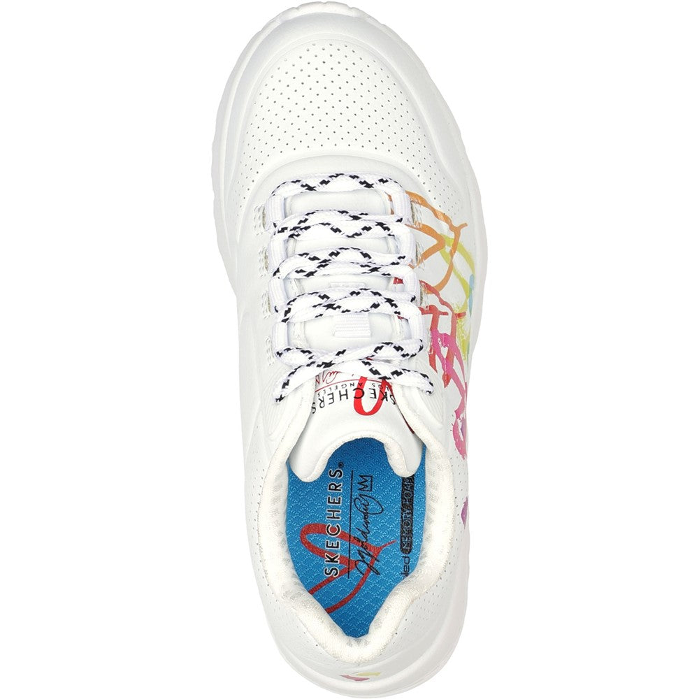 Skechers Uno Lite Love Brights Trainers