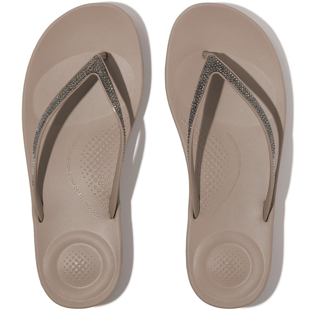 Fitflop iQushion Ombre Sparkle Flip Flops