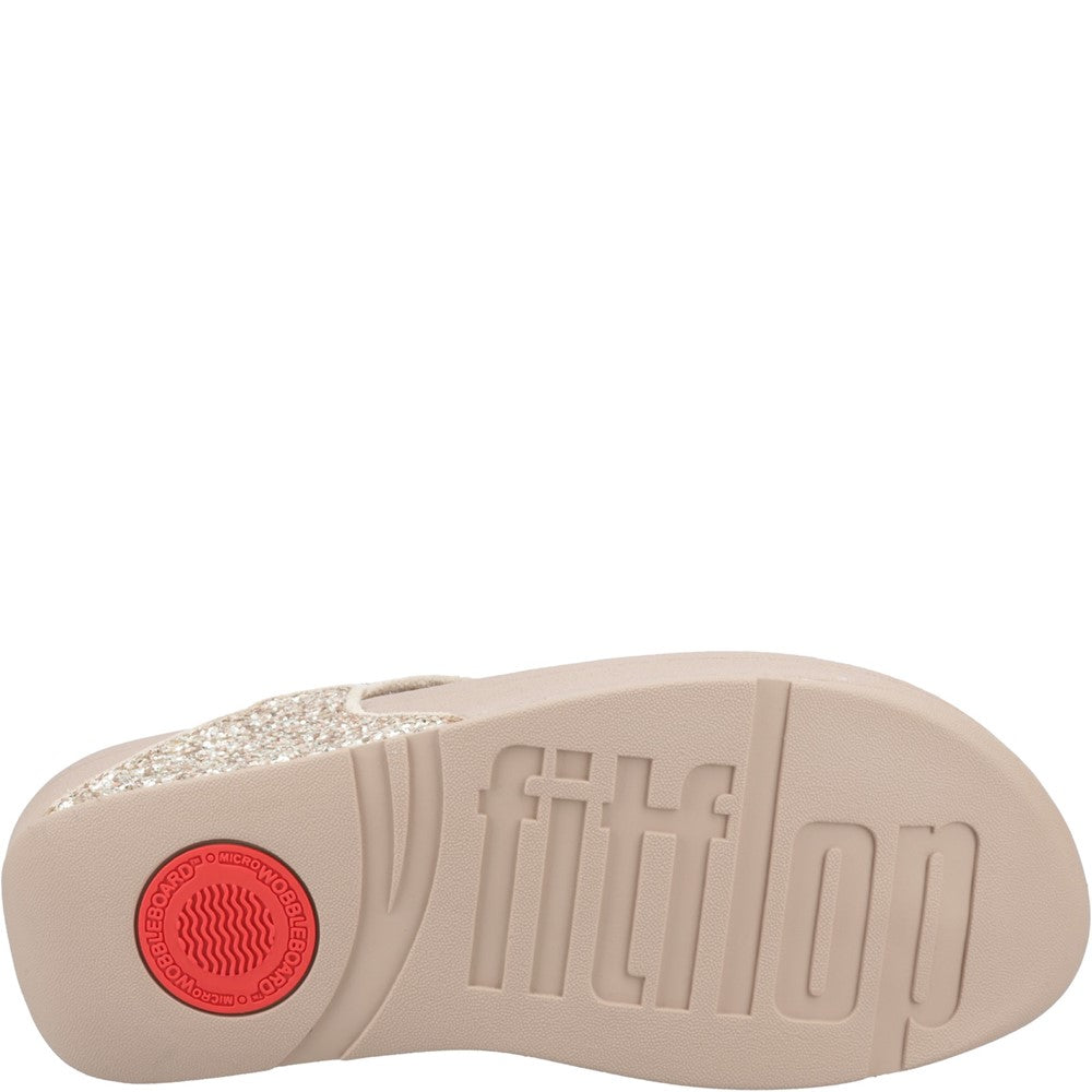 Fitflop Lulu Glitter Toe-Post Sandals
