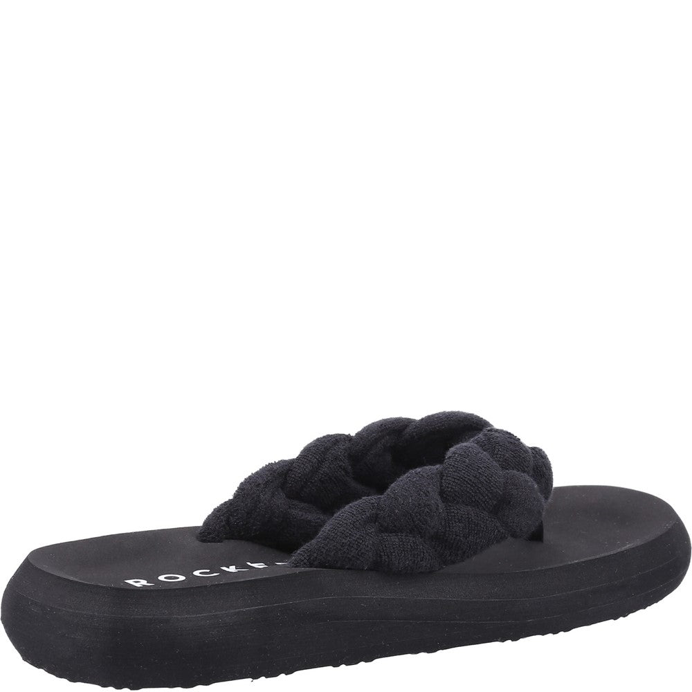 Rocket Dog Sunset Braid Terry Cloth Casual Slip On Sandal