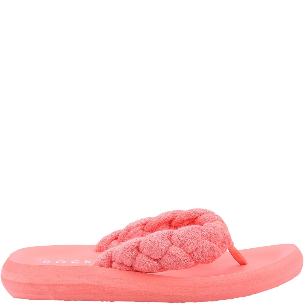 Rocket Dog Sunset Braid Terry Cloth Casual Slip On Sandal