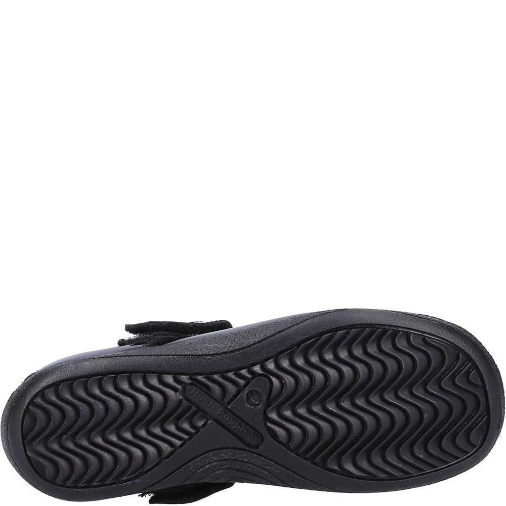 Hush Puppies Marcie Junior Patent School Shoe