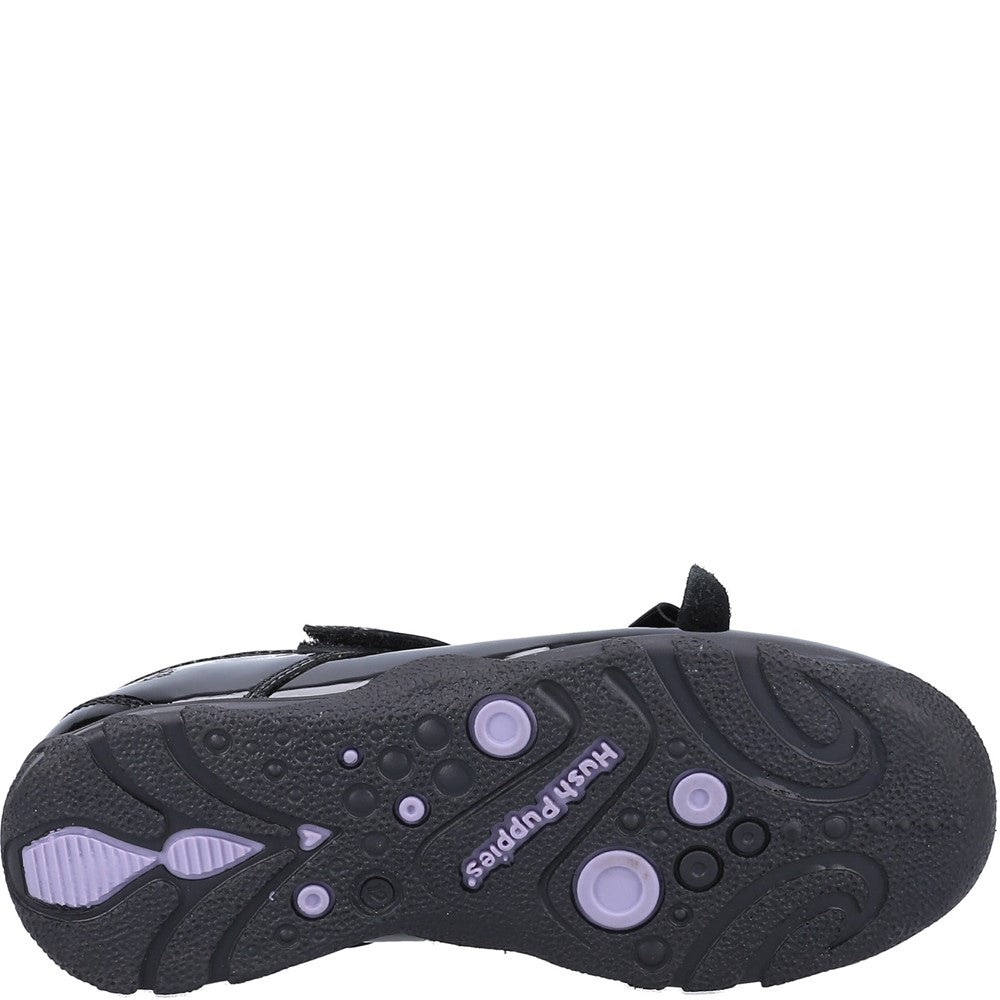 Hush Puppies Carrie Senior Patent School Shoes