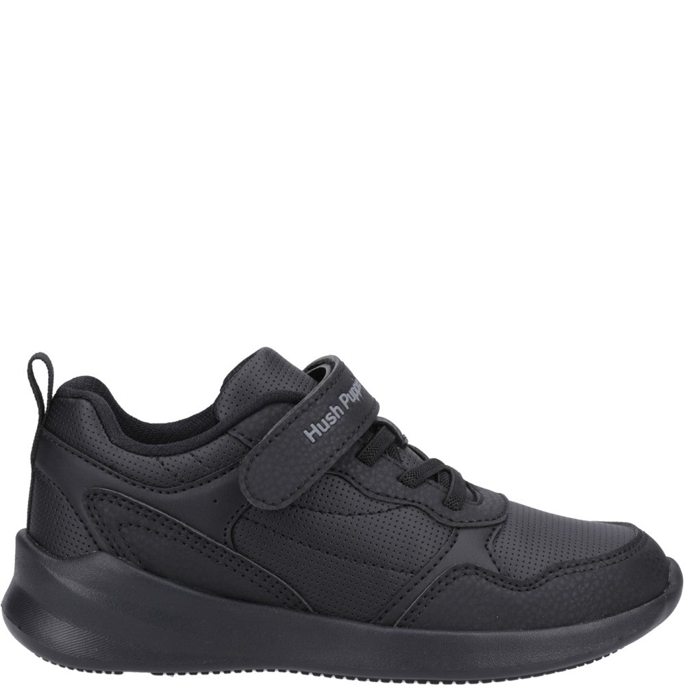 Hush Puppies Marling Bungee Lace Junior School Shoes