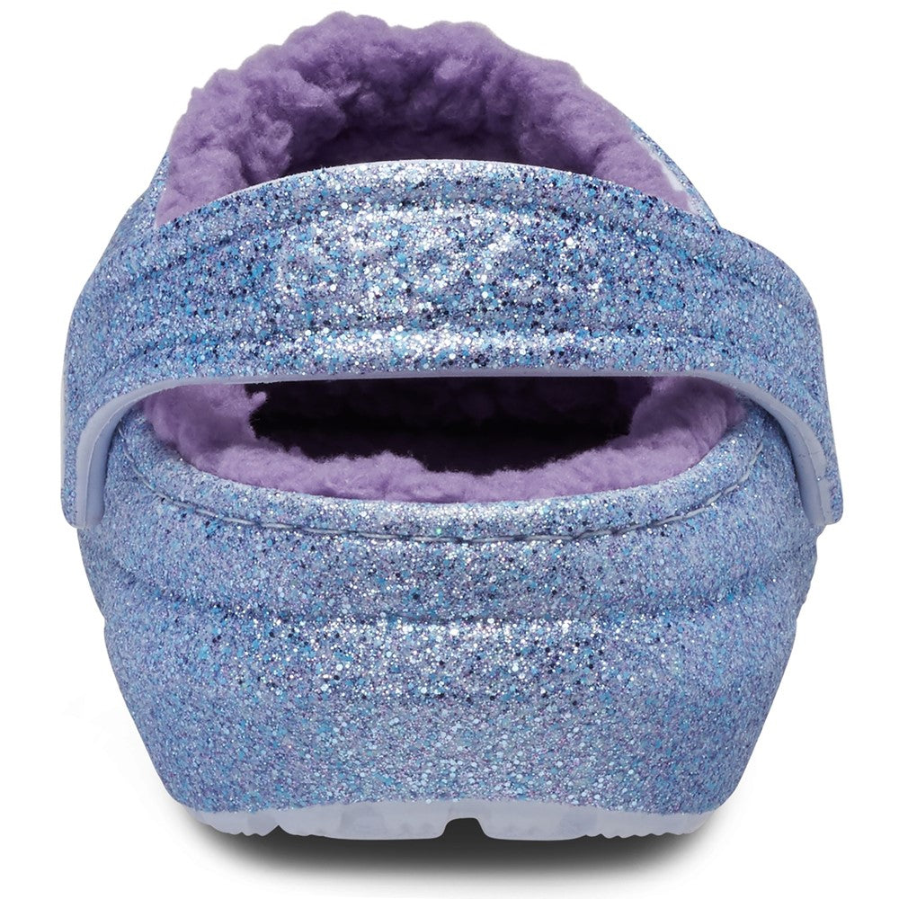Crocs Kids Classic Glitter Lined Clog