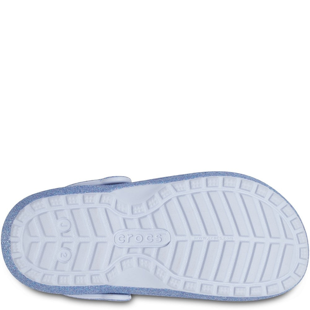 Crocs Kids Classic Glitter Lined Clog