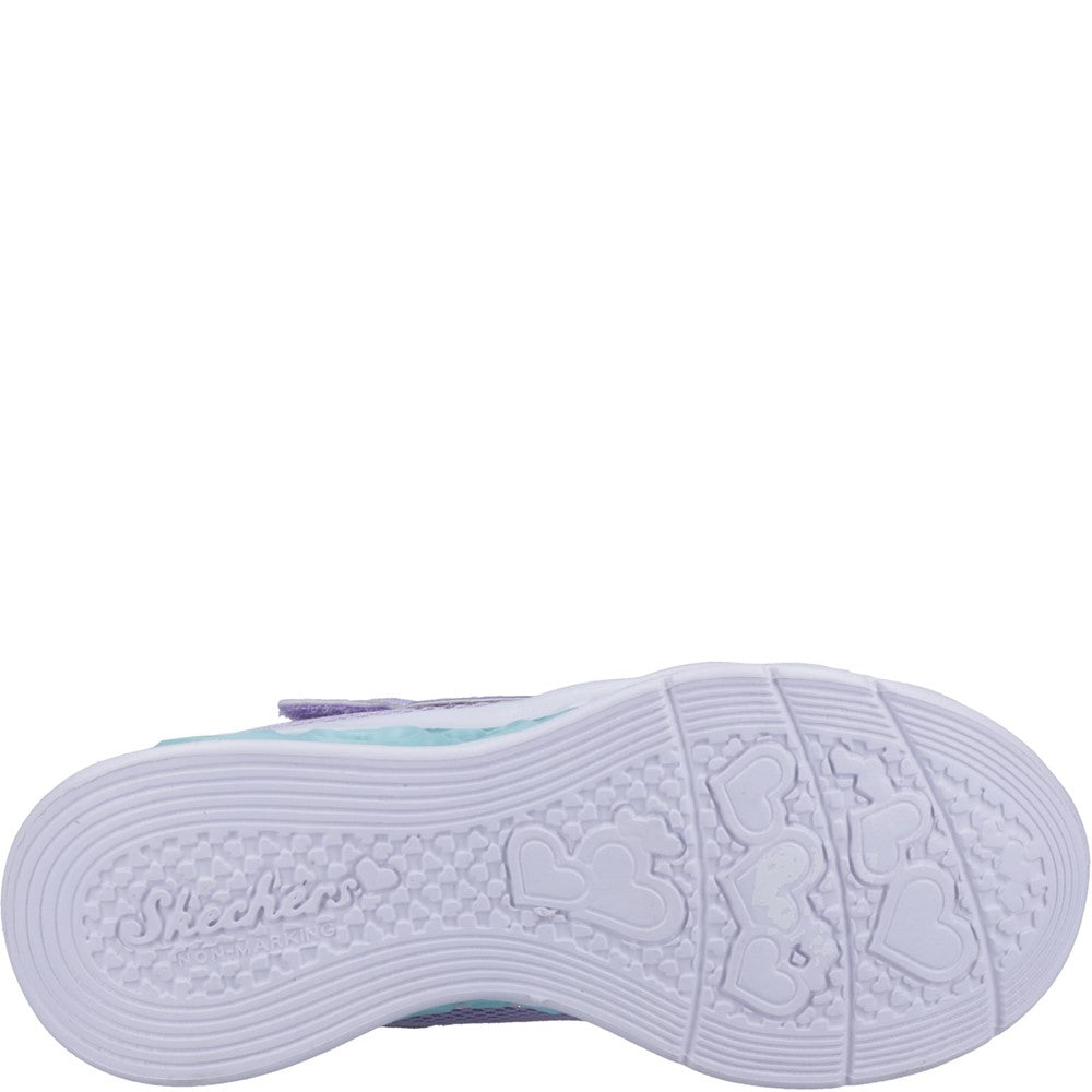 Skechers Flutter Heart Lights Bring Sparkle Trainers