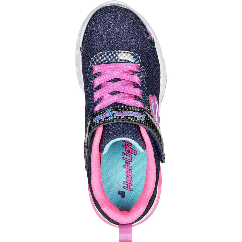 Skechers Flutter Heart Lights Bring Sparkle Trainers