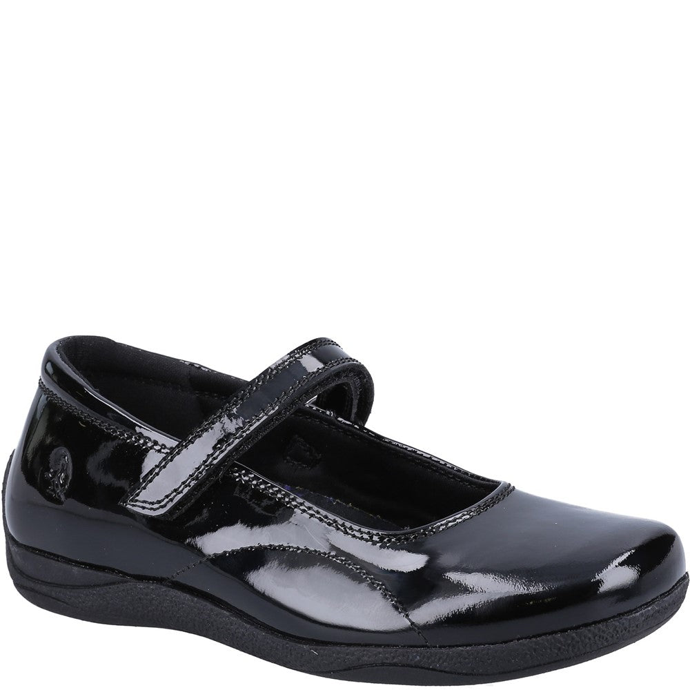 Hush Puppies Aria Patent Junior School Shoes