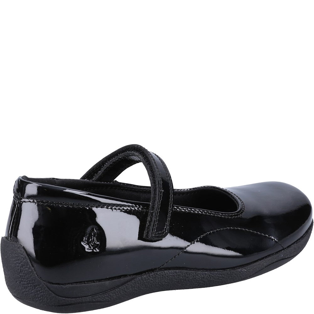 Hush Puppies Aria Patent Junior School Shoes