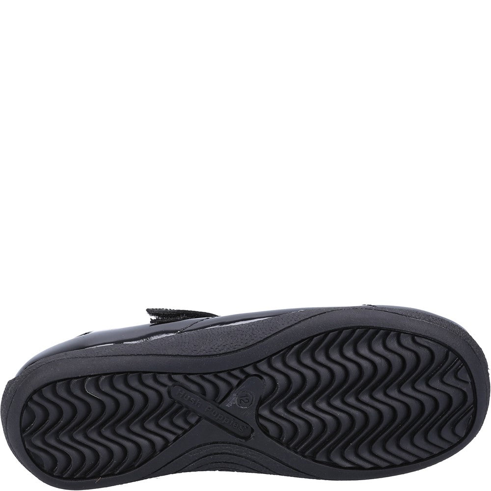 Hush Puppies Aria Patent Junior School Shoes