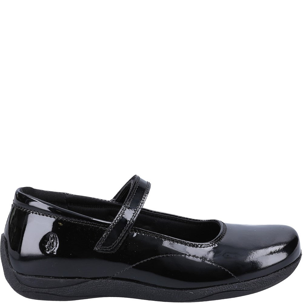 Hush Puppies Aria Patent Junior School Shoes