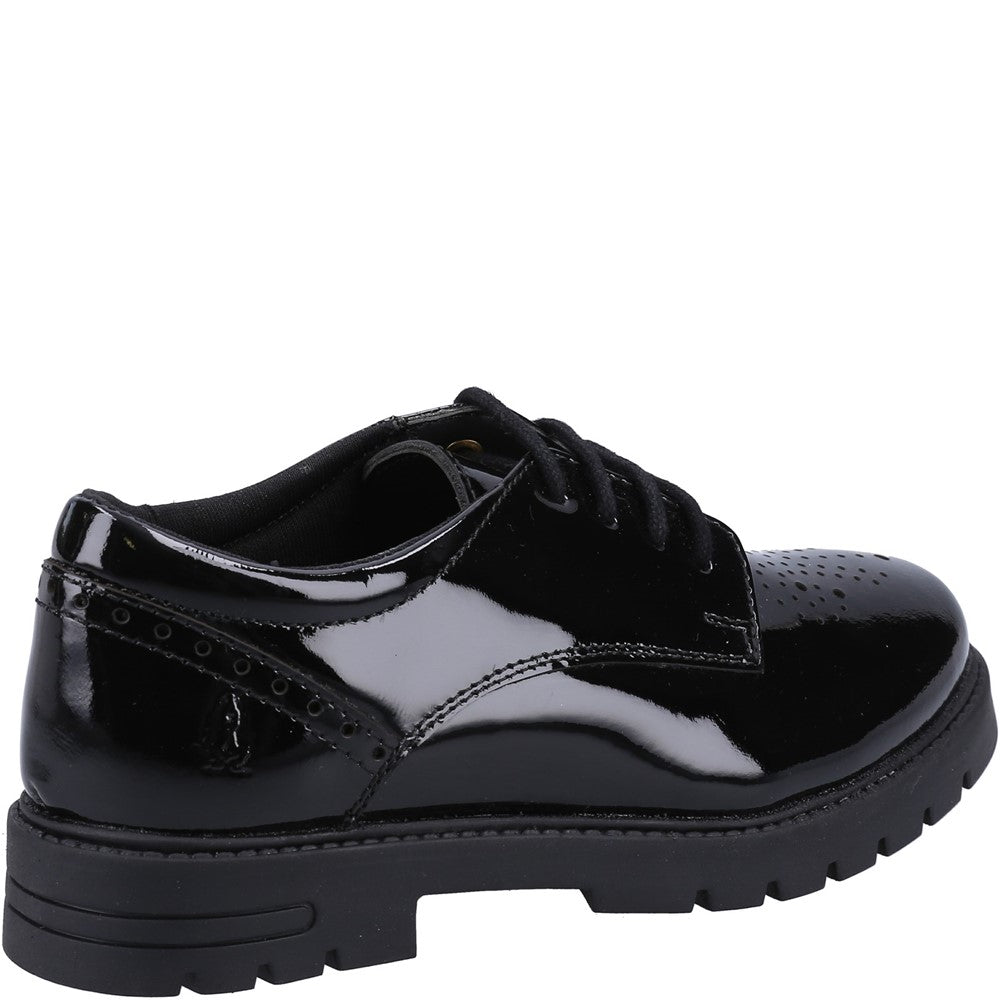Hush Puppies Jayne Patent Senior School Shoes