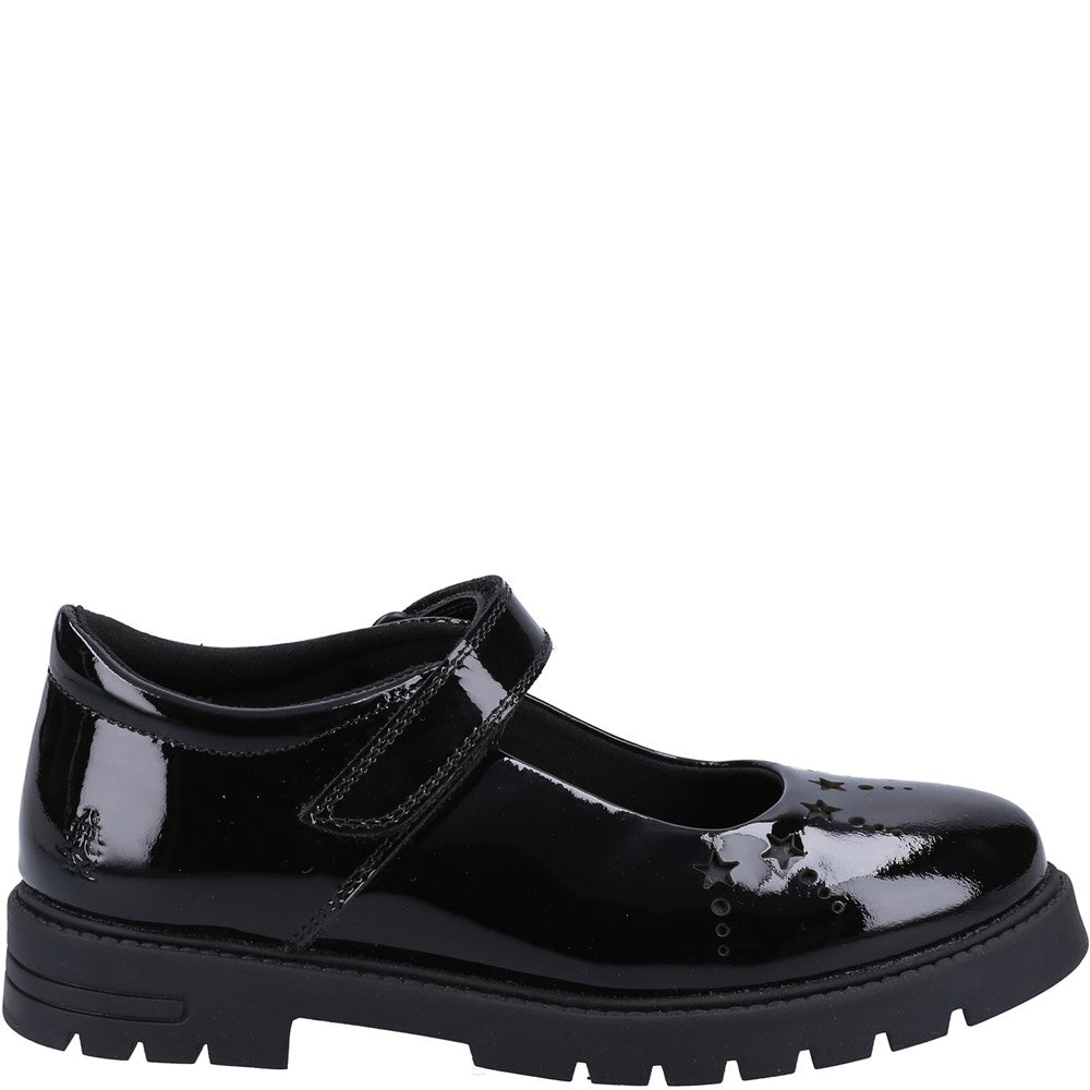 Hush Puppies Sabrina Patent Senior School Shoes