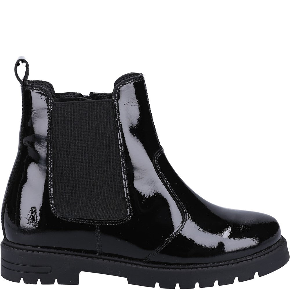 Hush Puppies Laura Patent Senior School Boots
