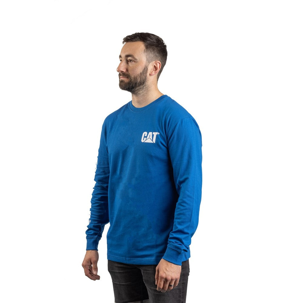 Caterpillar Trademark Banner Long Sleeve T-Shirt