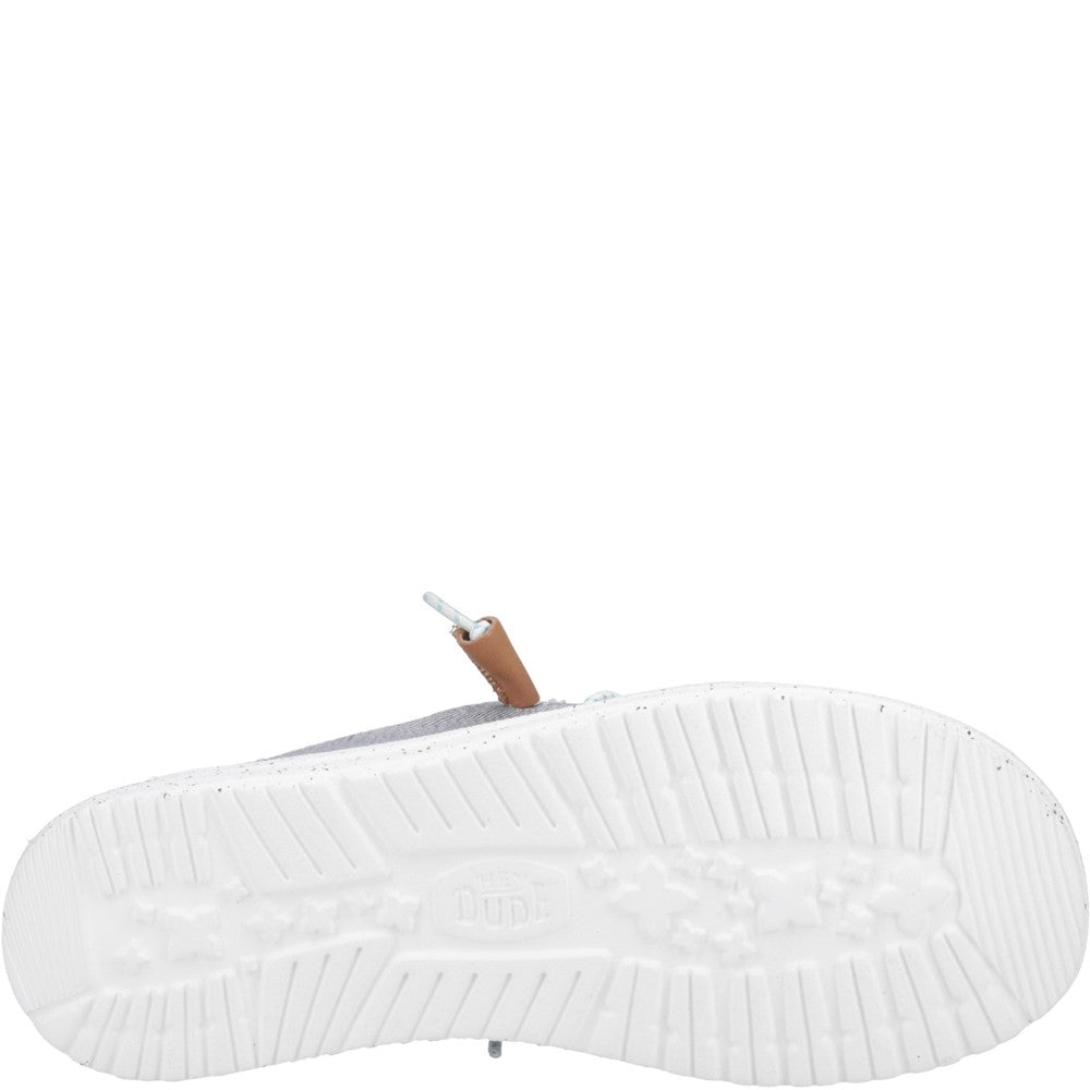 HEYDUDE Wendy Heathered Slub Tropical Shoe