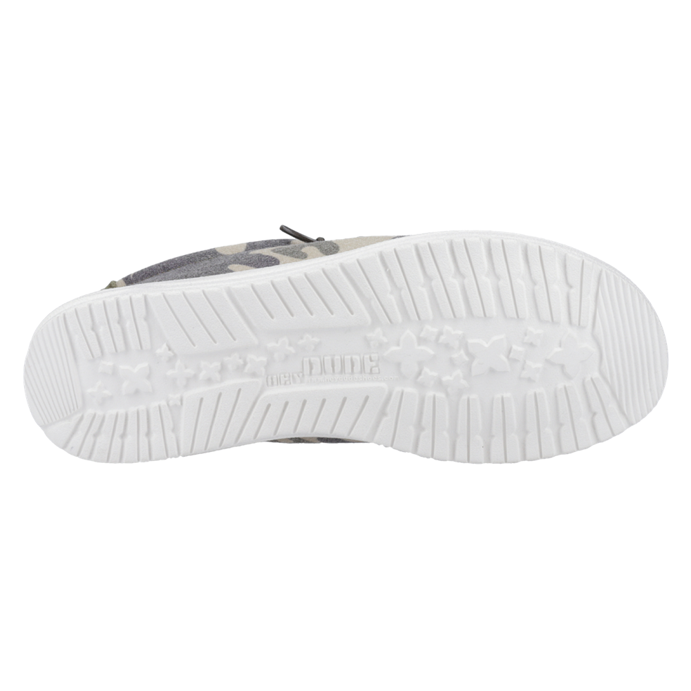 HEYDUDE Wally Washed Camo Shoe
