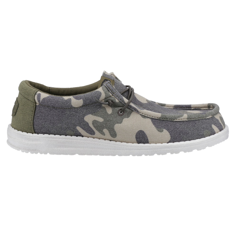 HEYDUDE Wally Washed Camo Shoe