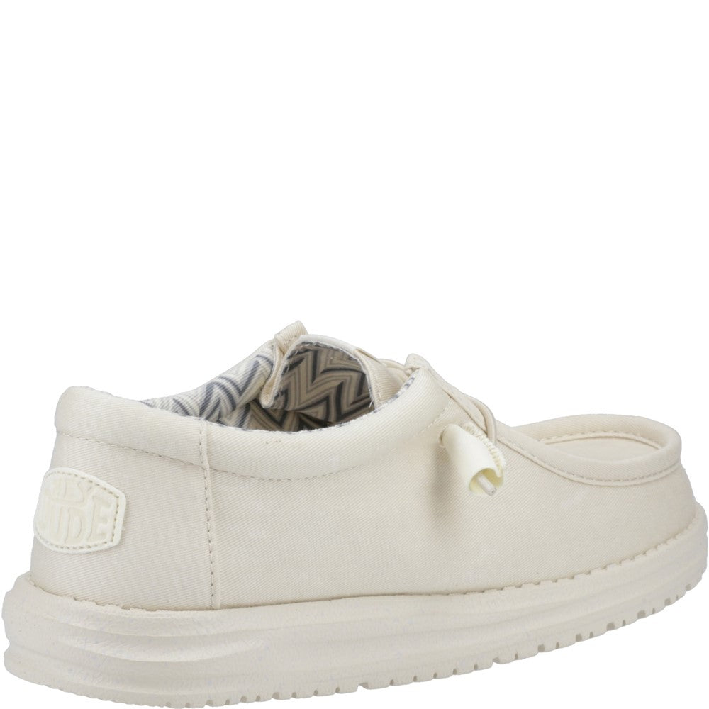 HEYDUDE Wally Stretch Canvas Slip on Shoe