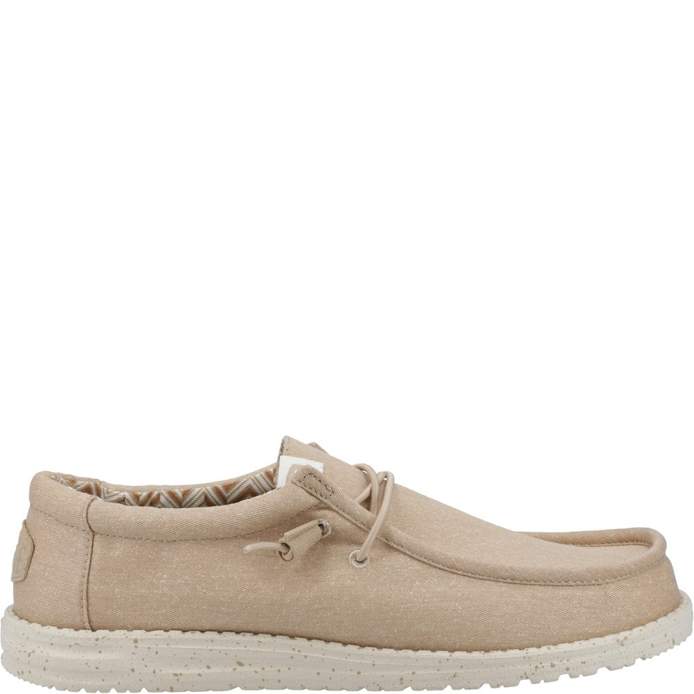 HEYDUDE Wally Stretch Canvas Slip on Shoe