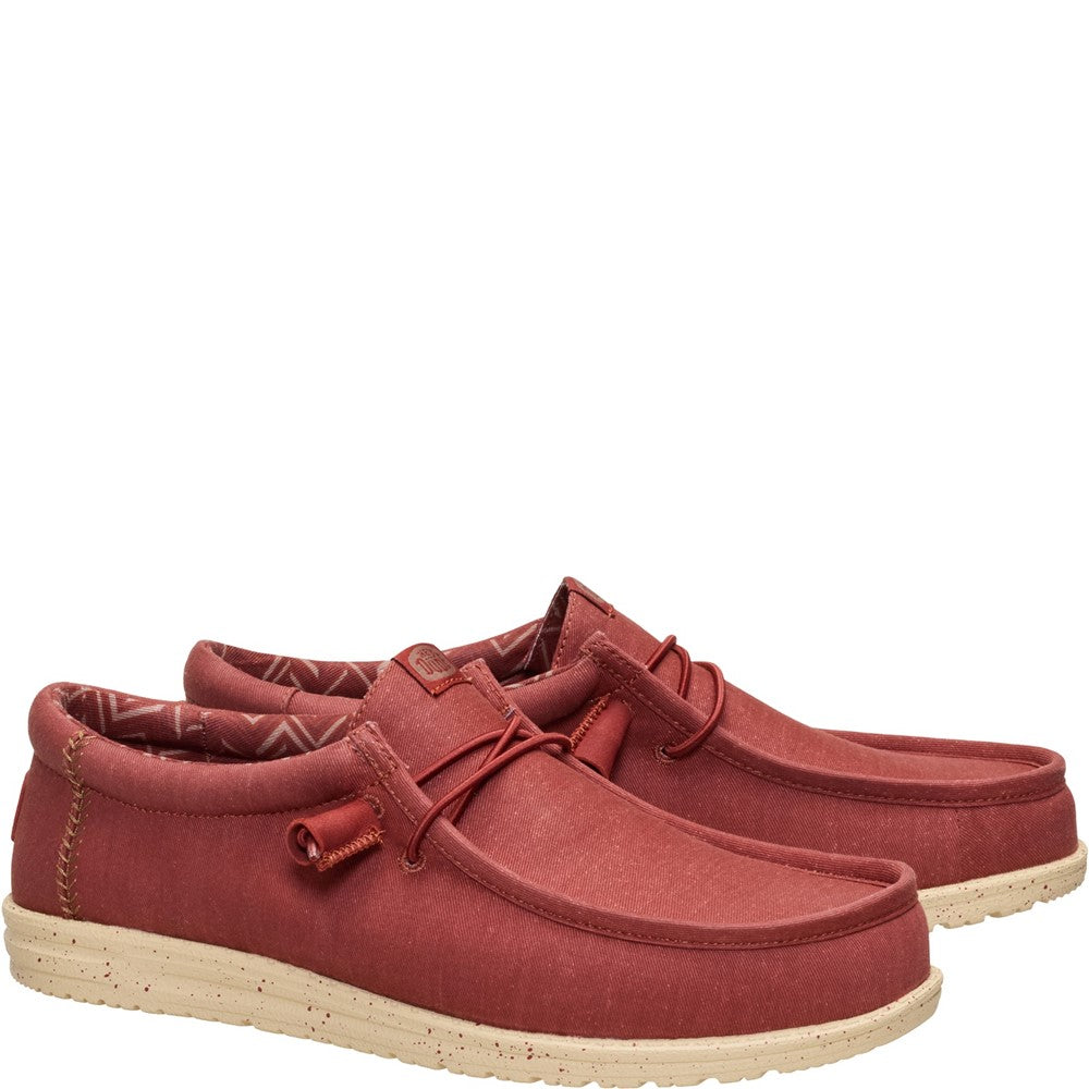 HEYDUDE Wally Stretch Canvas Slip on Shoe
