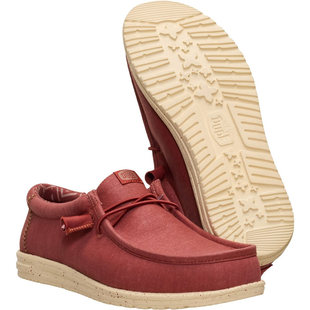 HEYDUDE Wally Stretch Canvas Slip on Shoe