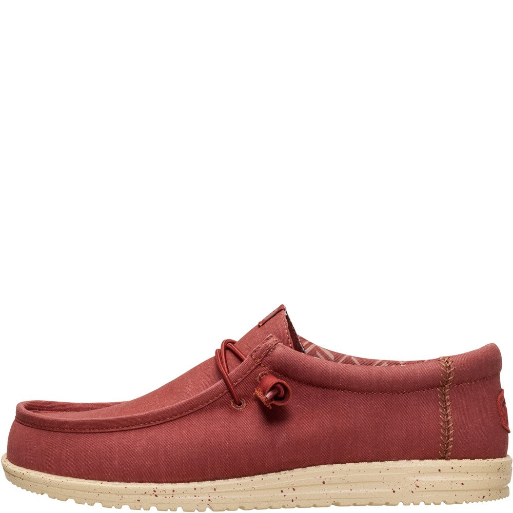 HEYDUDE Wally Stretch Canvas Slip on Shoe