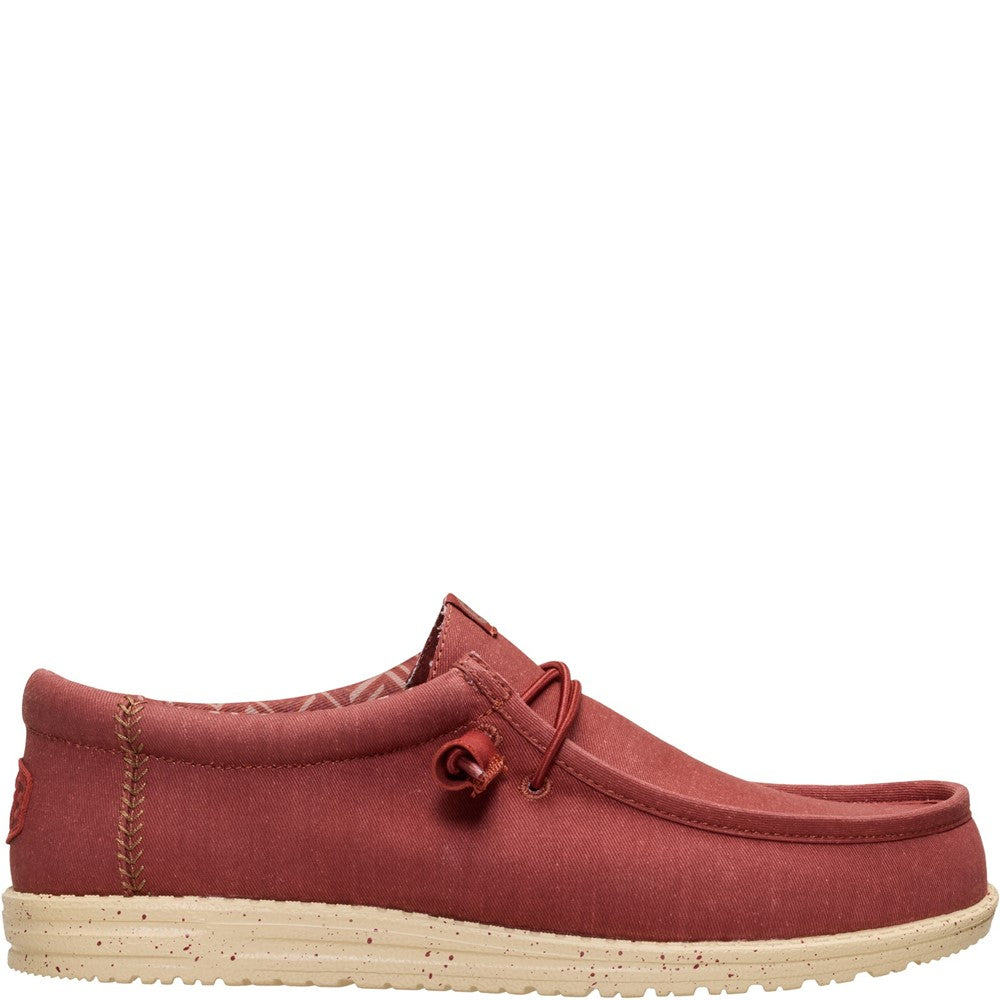 HEYDUDE Wally Stretch Canvas Slip on Shoe
