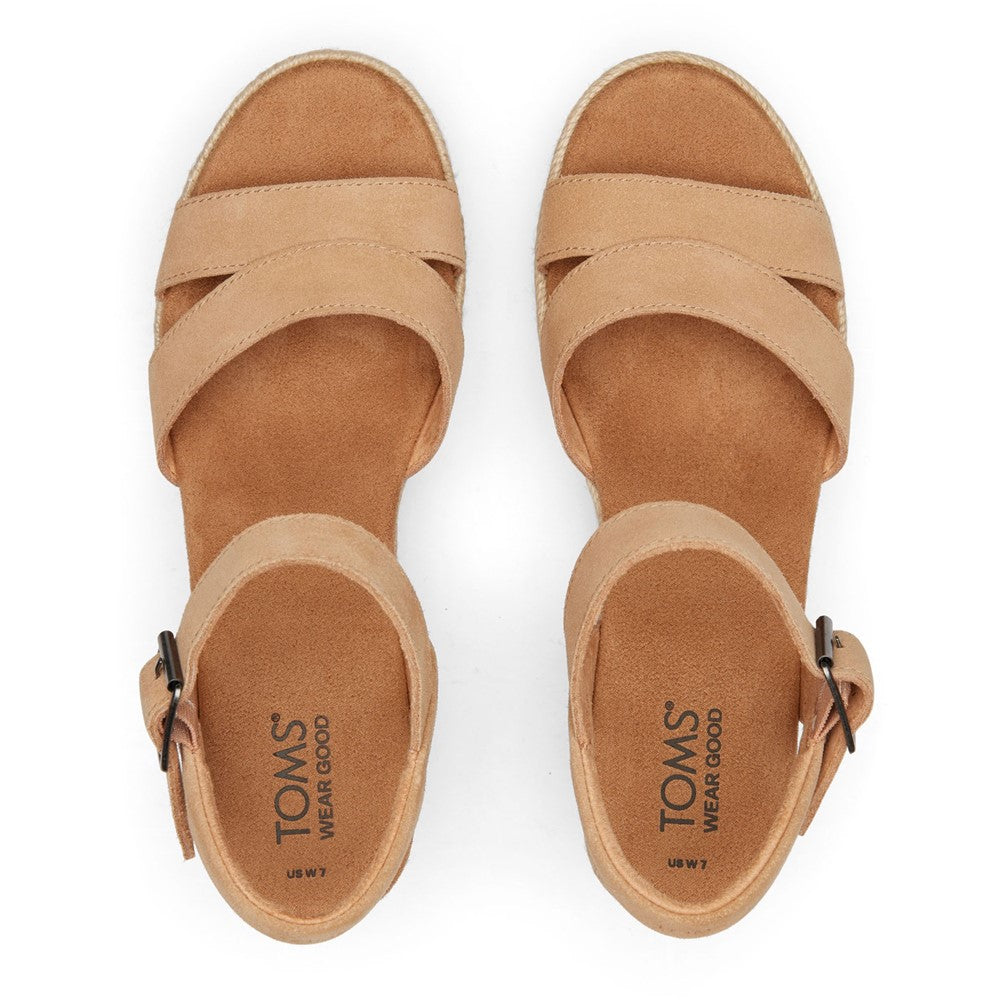 TOMS Audrey Espadrille Platform Wedge Sandals