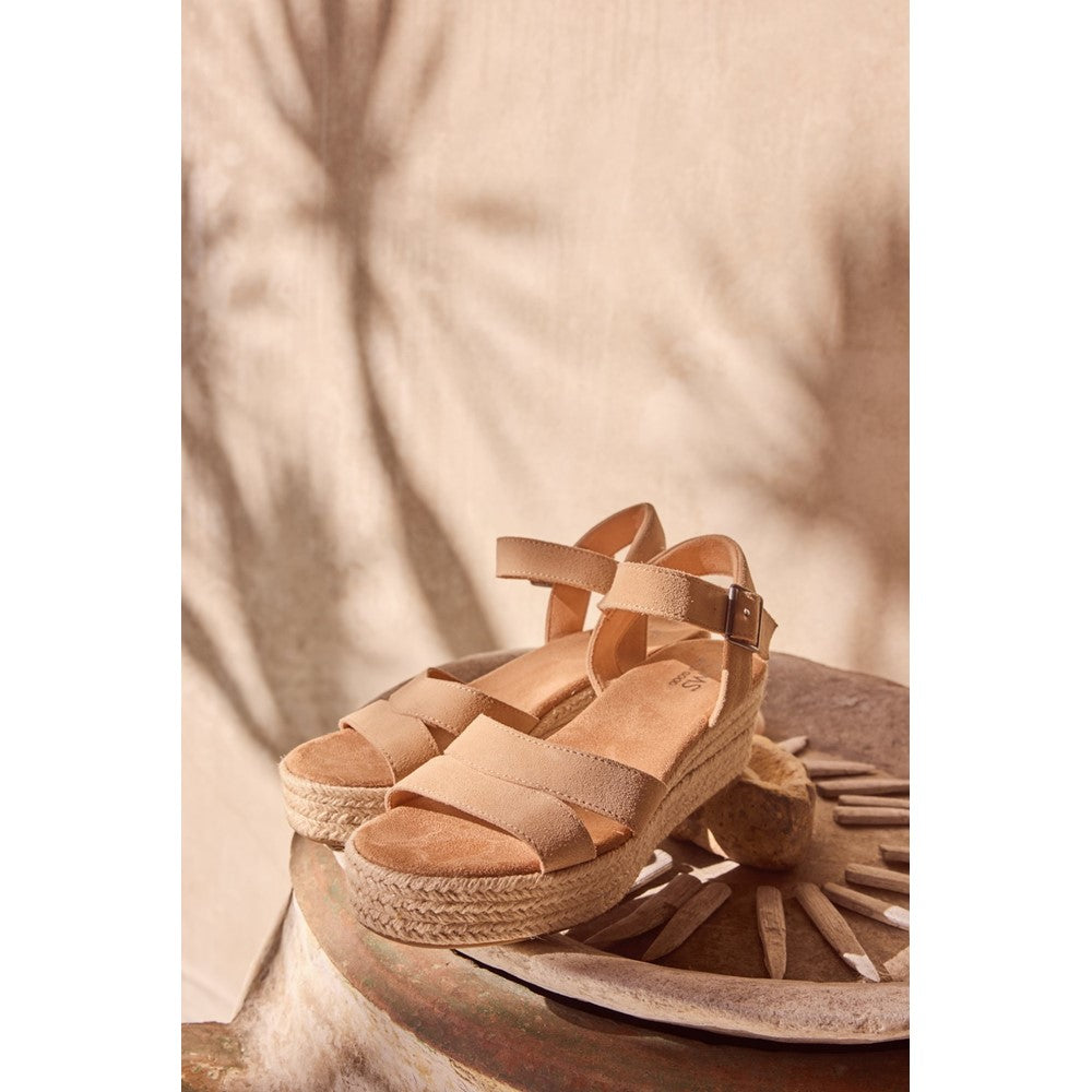 TOMS Audrey Espadrille Platform Wedge Sandals