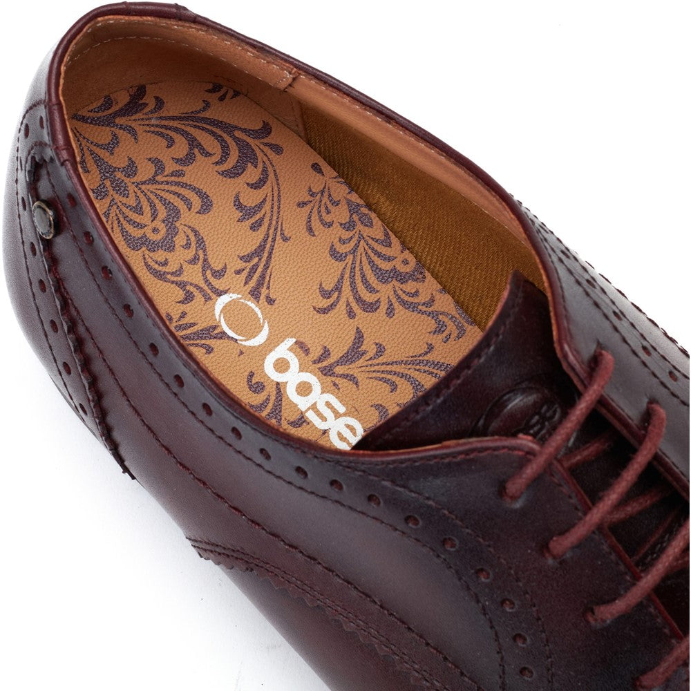 Base London Barbera Lace Up Brogue Shoe