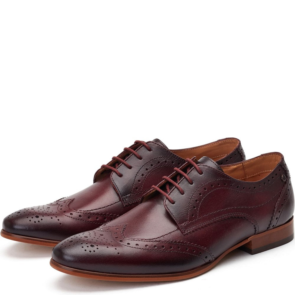 Base London Barbera Lace Up Brogue Shoe