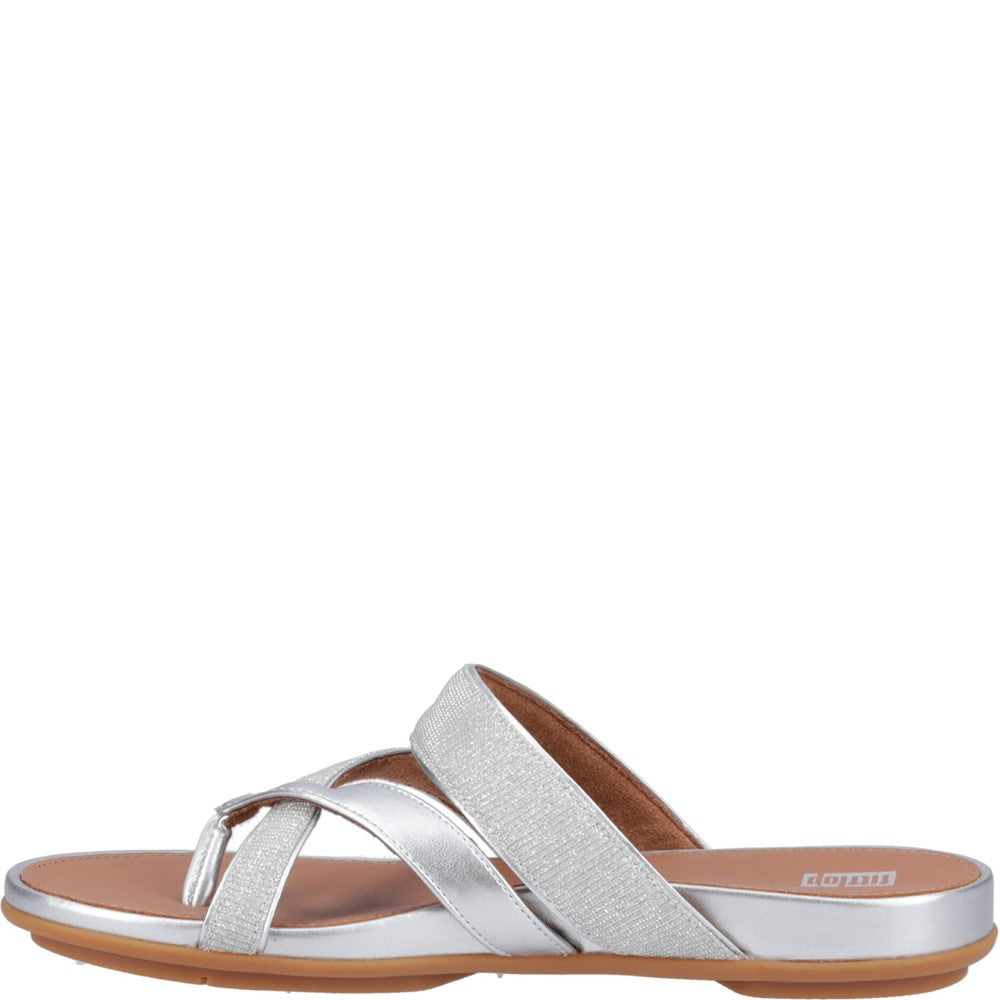 Fitflop Gracie Shimmerlux Strappy Toe Post Sandals