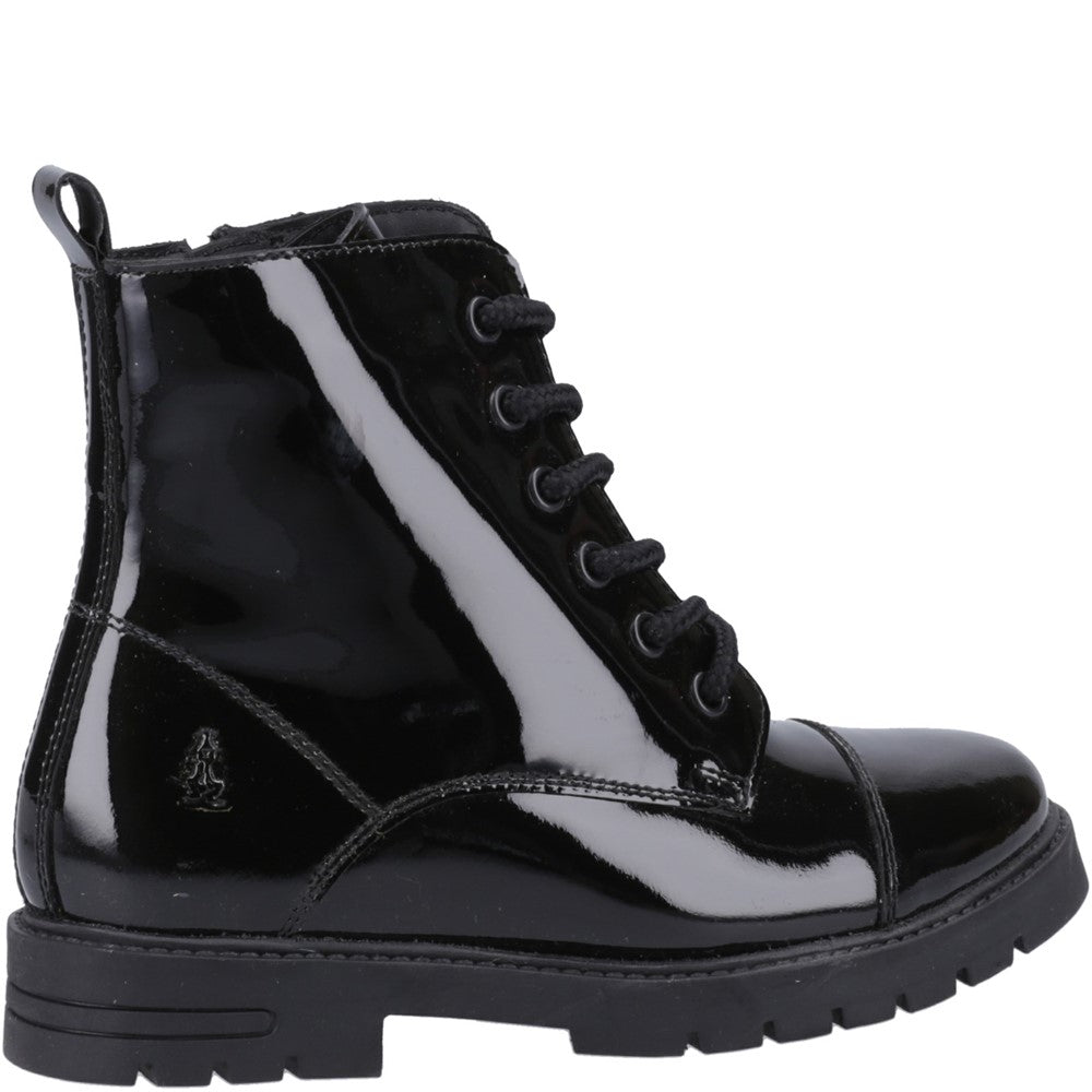 Hush Puppies Lauren Patent Junior School Shoes