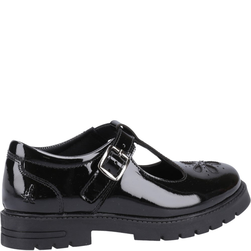 Hush Puppies Fiona Patent Junior School Shoes