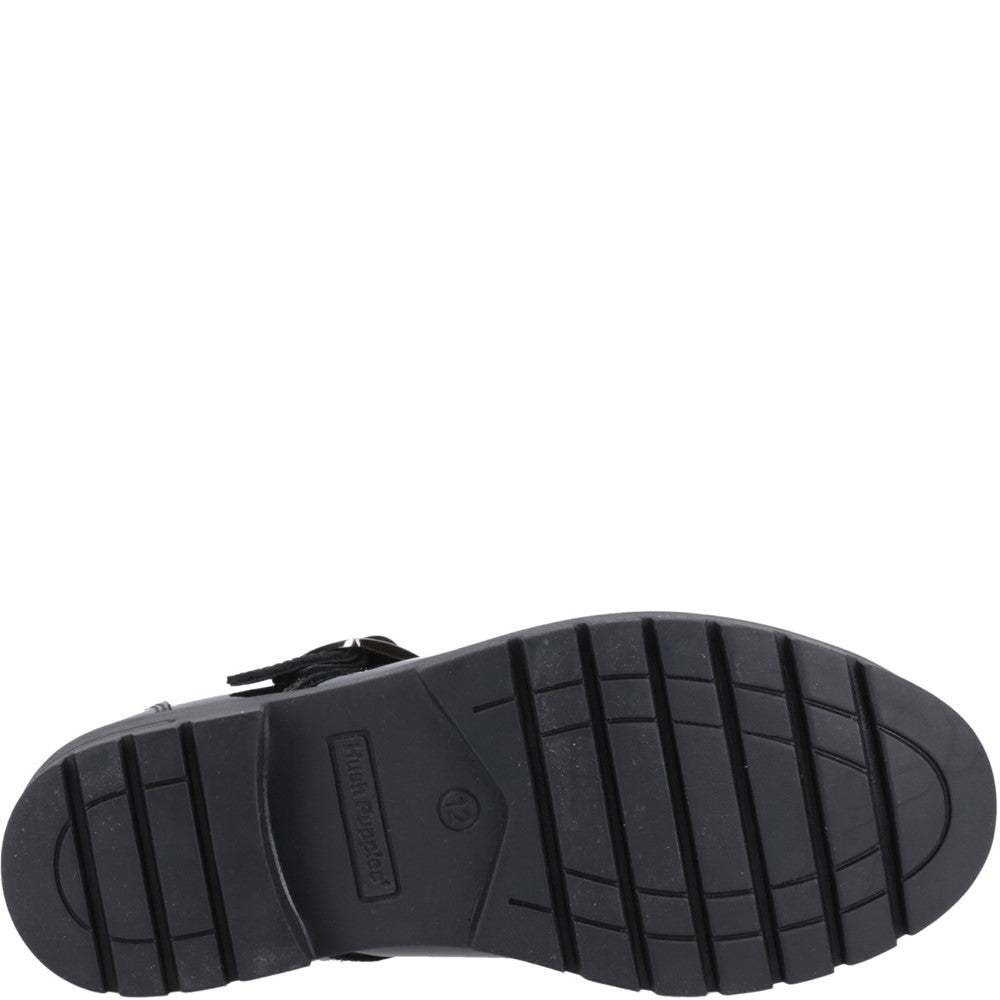 Hush Puppies Fiona Patent Junior School Shoes