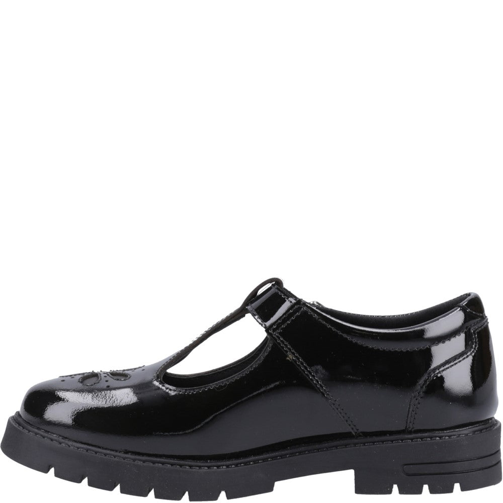 Hush Puppies Fiona Patent Junior School Shoes