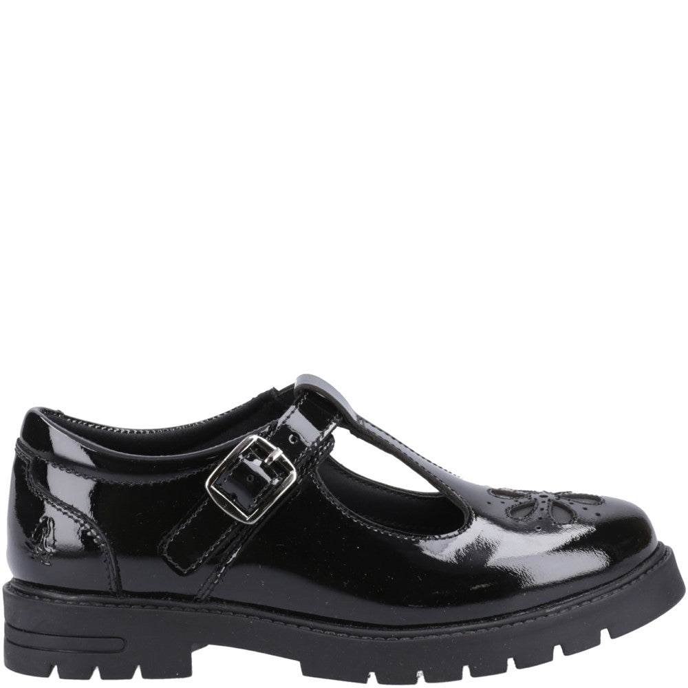 Hush Puppies Fiona Patent Junior School Shoes