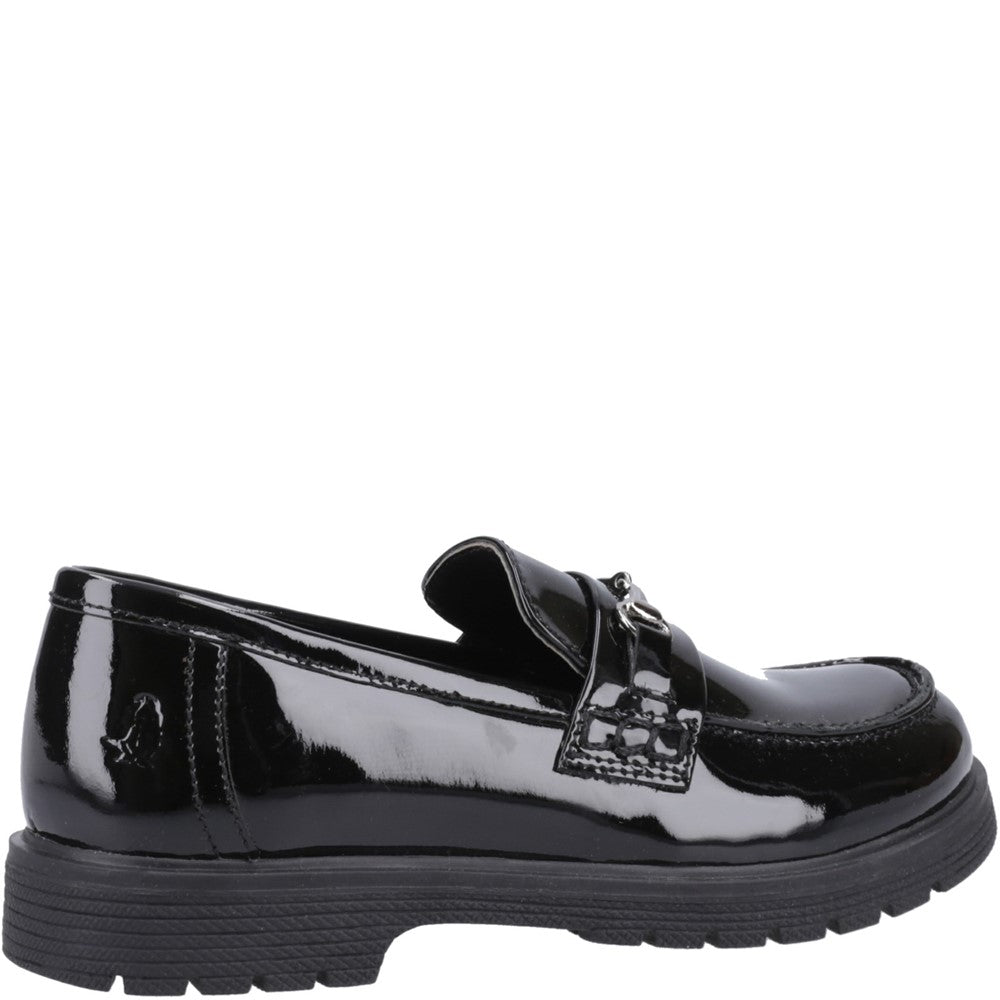 Hush Puppies Lydia Patent Senior School Shoes