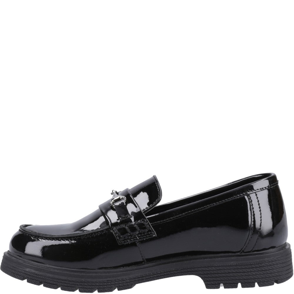 Hush Puppies Lydia Patent Senior School Shoes