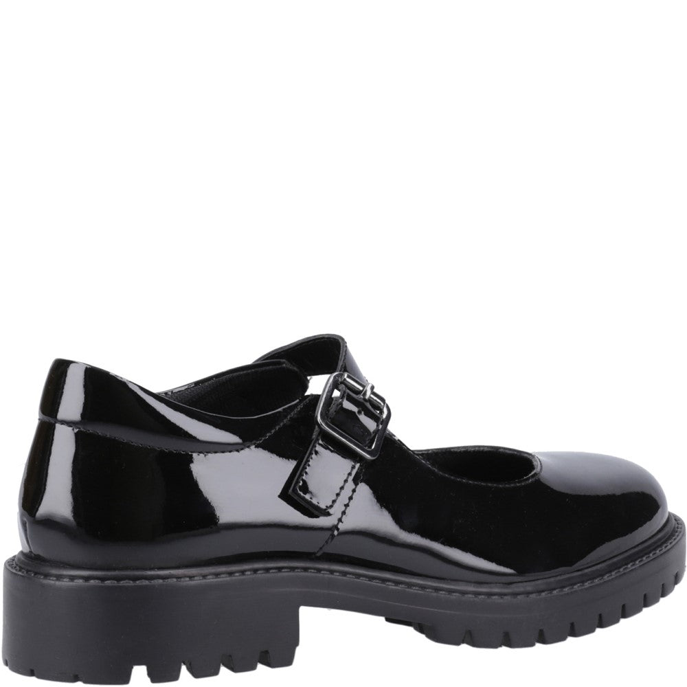 Hush Puppies Aurora Patent Junior School Shoes