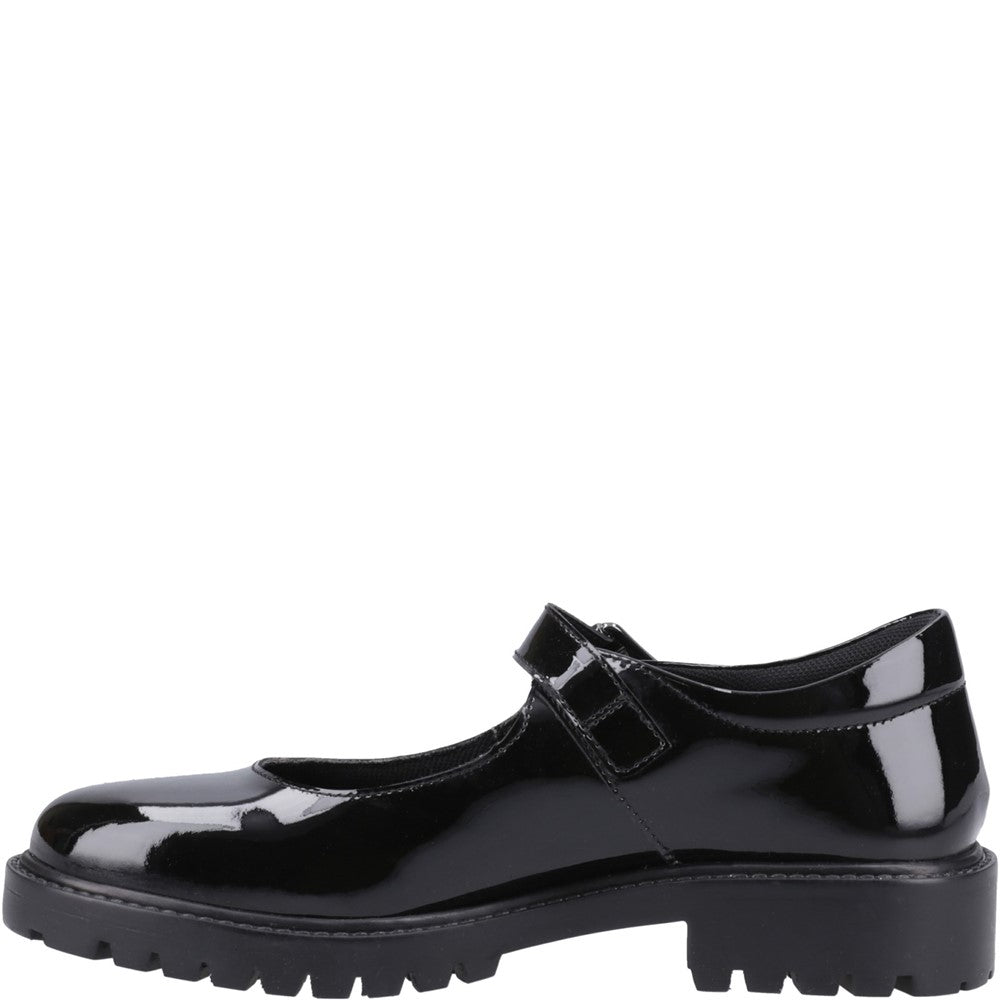 Hush Puppies Aurora Patent Junior School Shoes