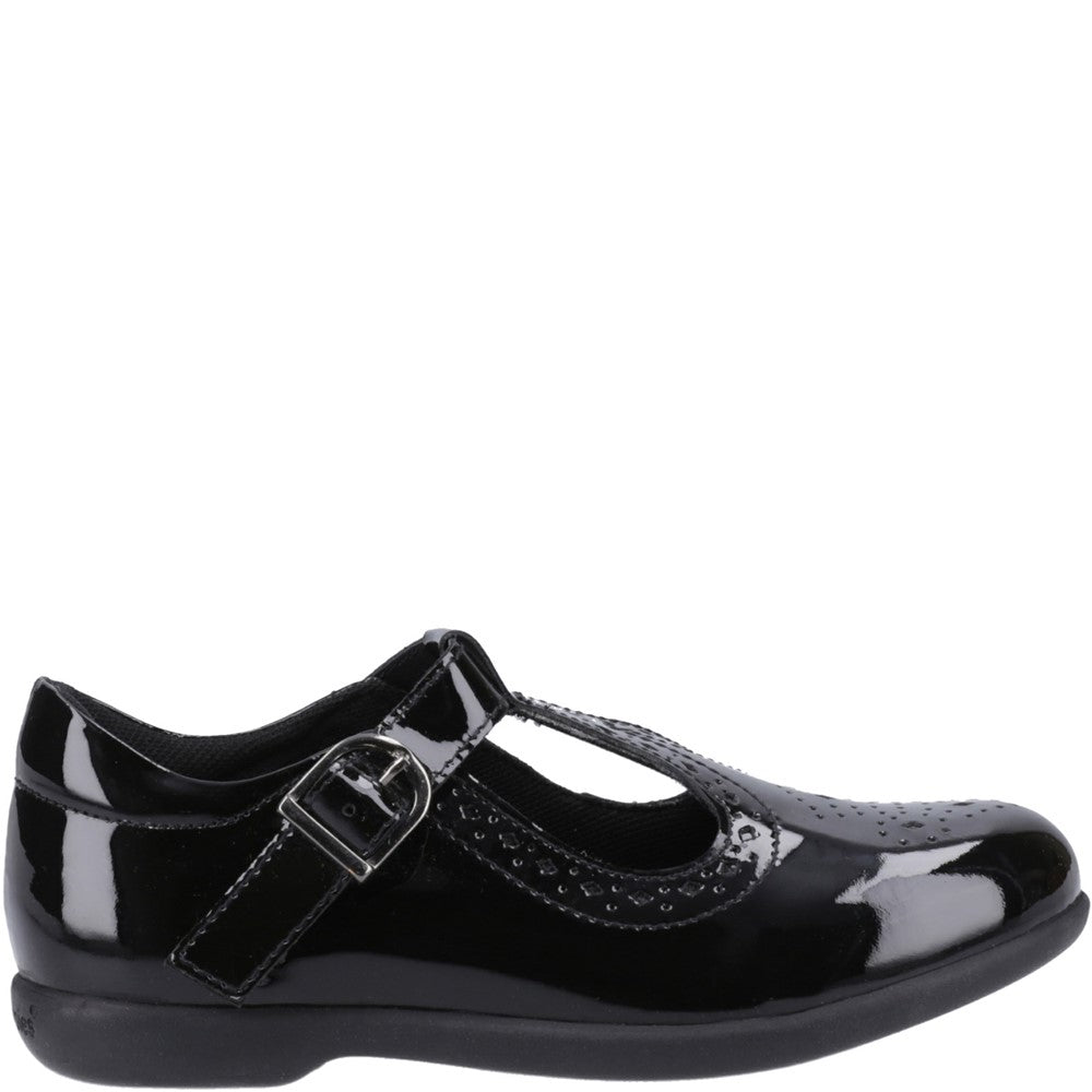 Hush Puppies Britney Patent Senior School Shoes