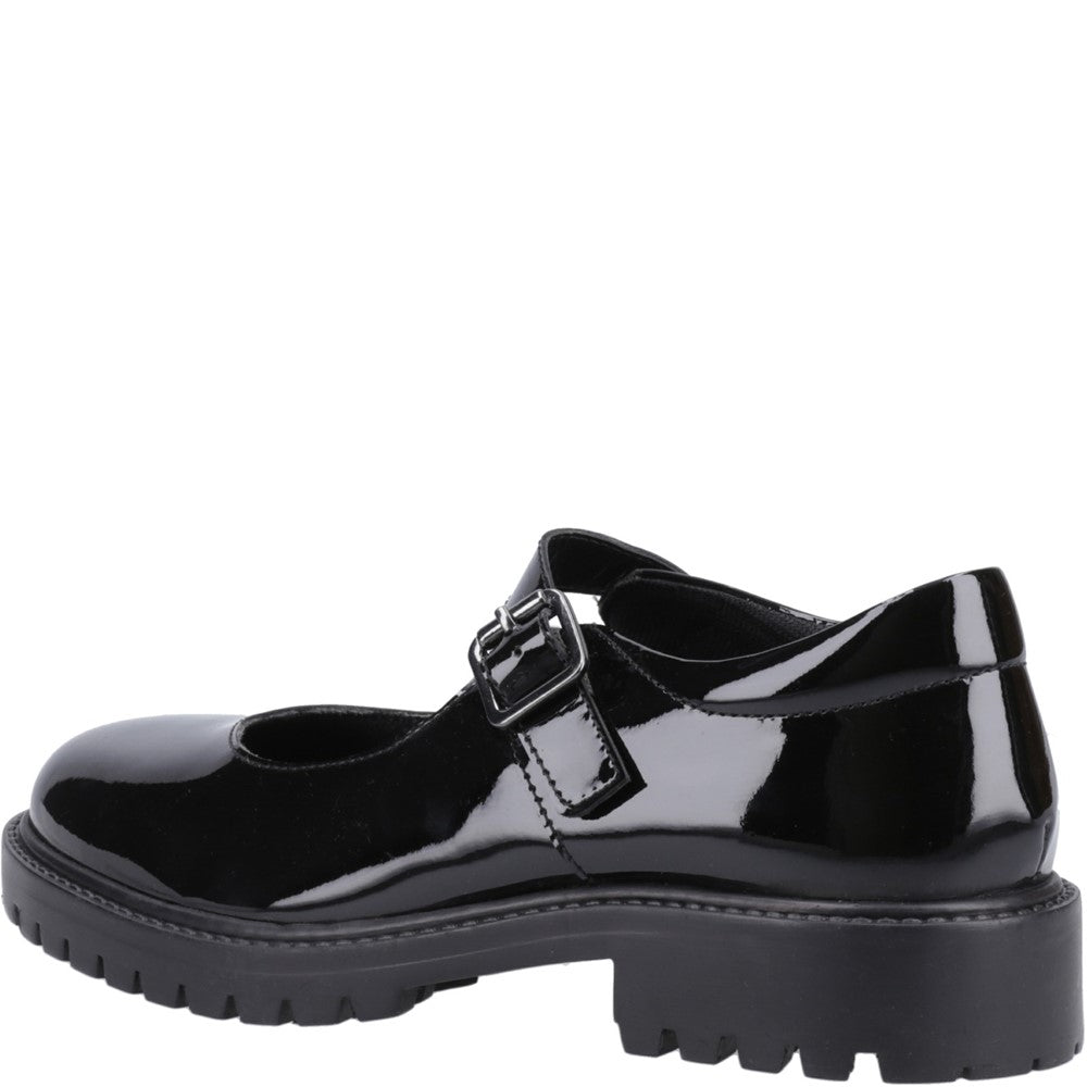 Hush Puppies Aurora XL Patent Senior School Shoes