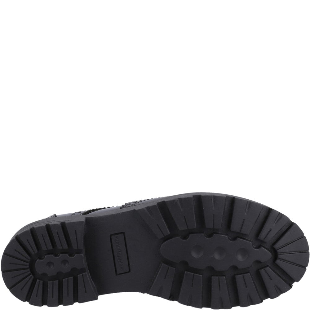 Hush Puppies Maxine XL Patent Senior School Shoes