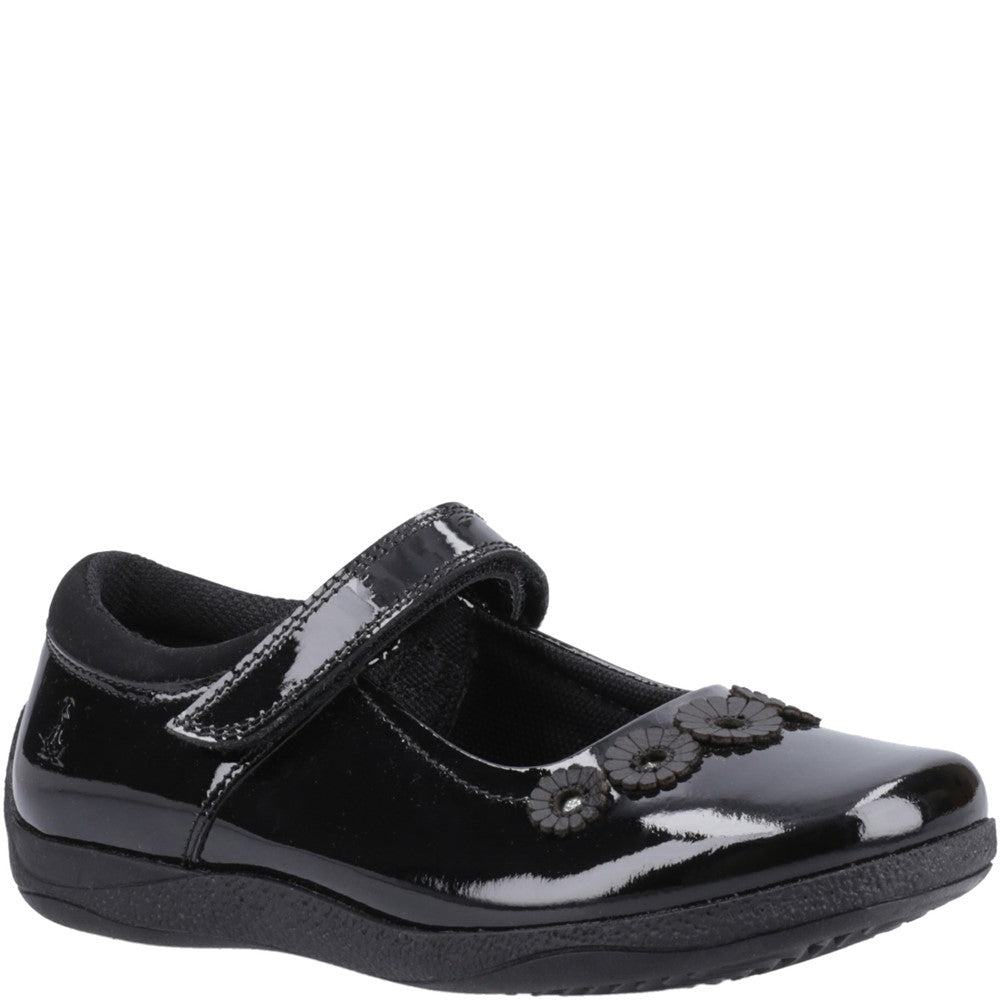 Hush Puppies Christina Patent Junior School Shoes