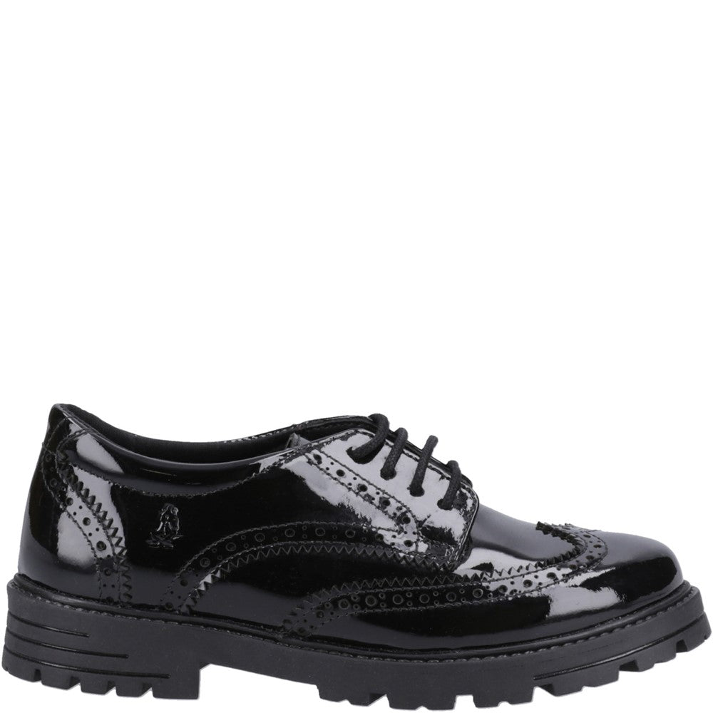 Hush Puppies Maxine Patent Junior School Shoes