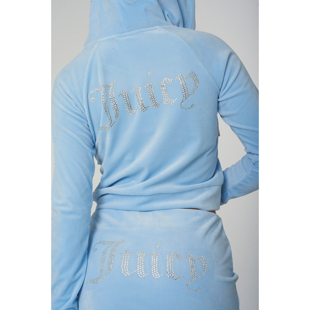 Juicy Couture Classic Velour Hoodie With Juicy Logo