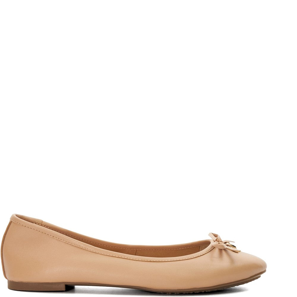Dune Hallo Wide Fit Ballerinas